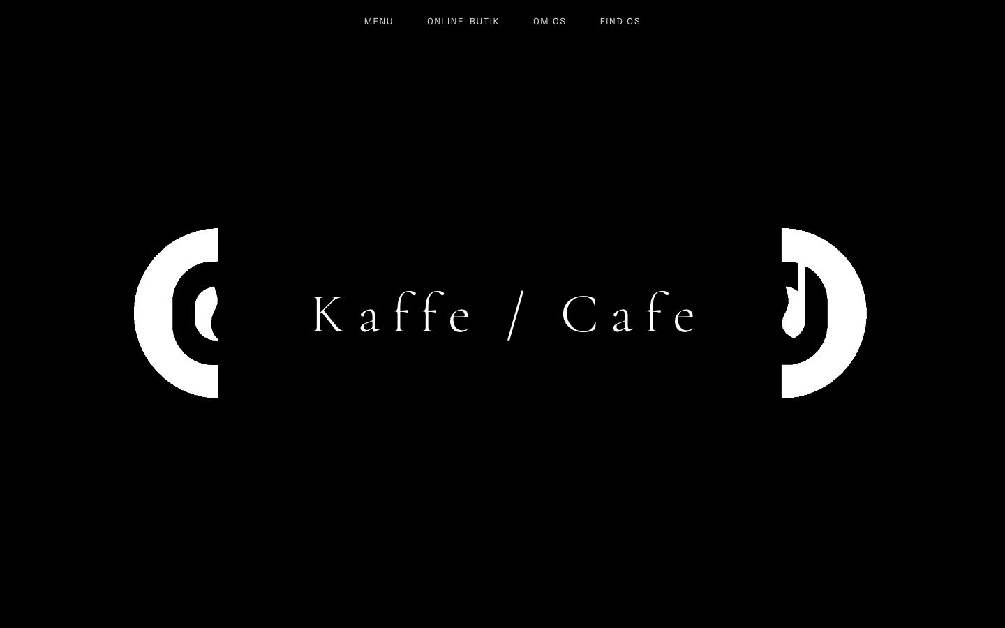Concept site for a coffee bar